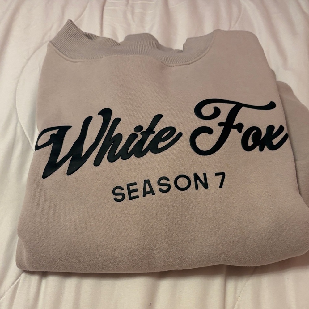 White Fox Boutique Tan Sweatshirt